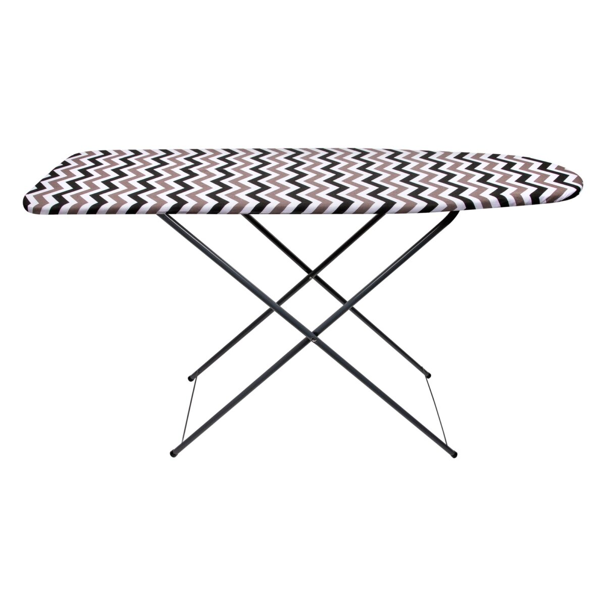 Ironing board with sleeve board and adjustable height - {feature}
