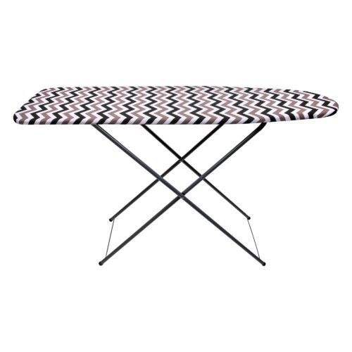 Ironing board with sleeve board and adjustable height - {feature}