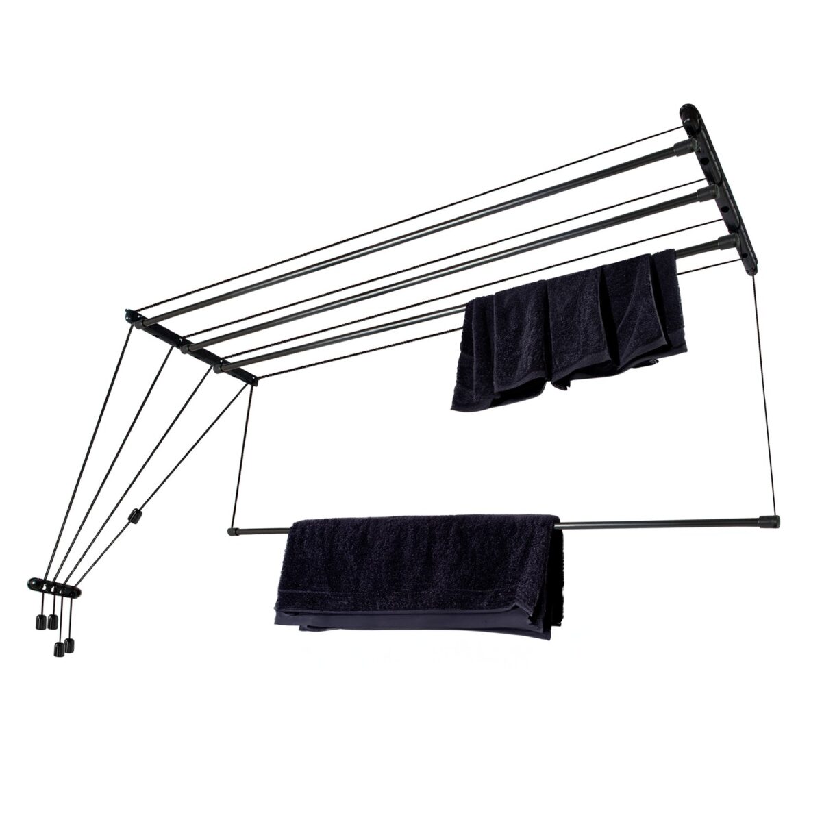 {Product Name} in use with steel rods and plastic fasteners - 2