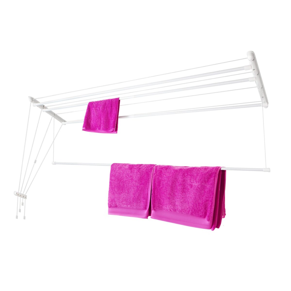 Laundry Ceiling Dryer 4x1.4m, Steel (White) - 2