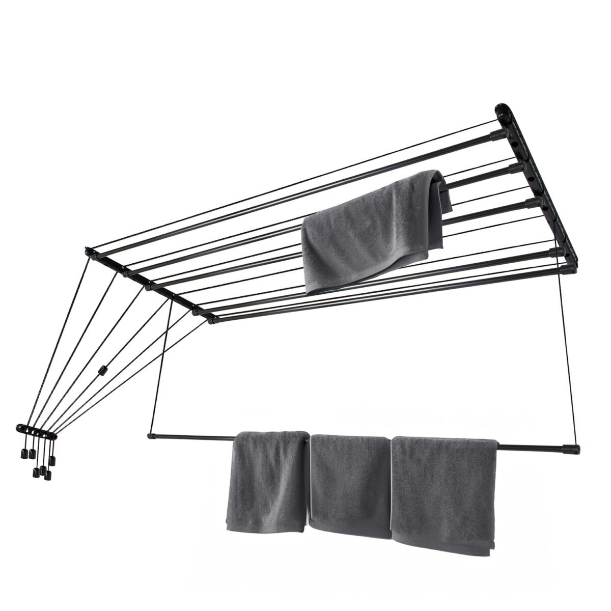 Ceiling Clothes Dryer 6x1.4 m Steel AV140B-6ST - 2