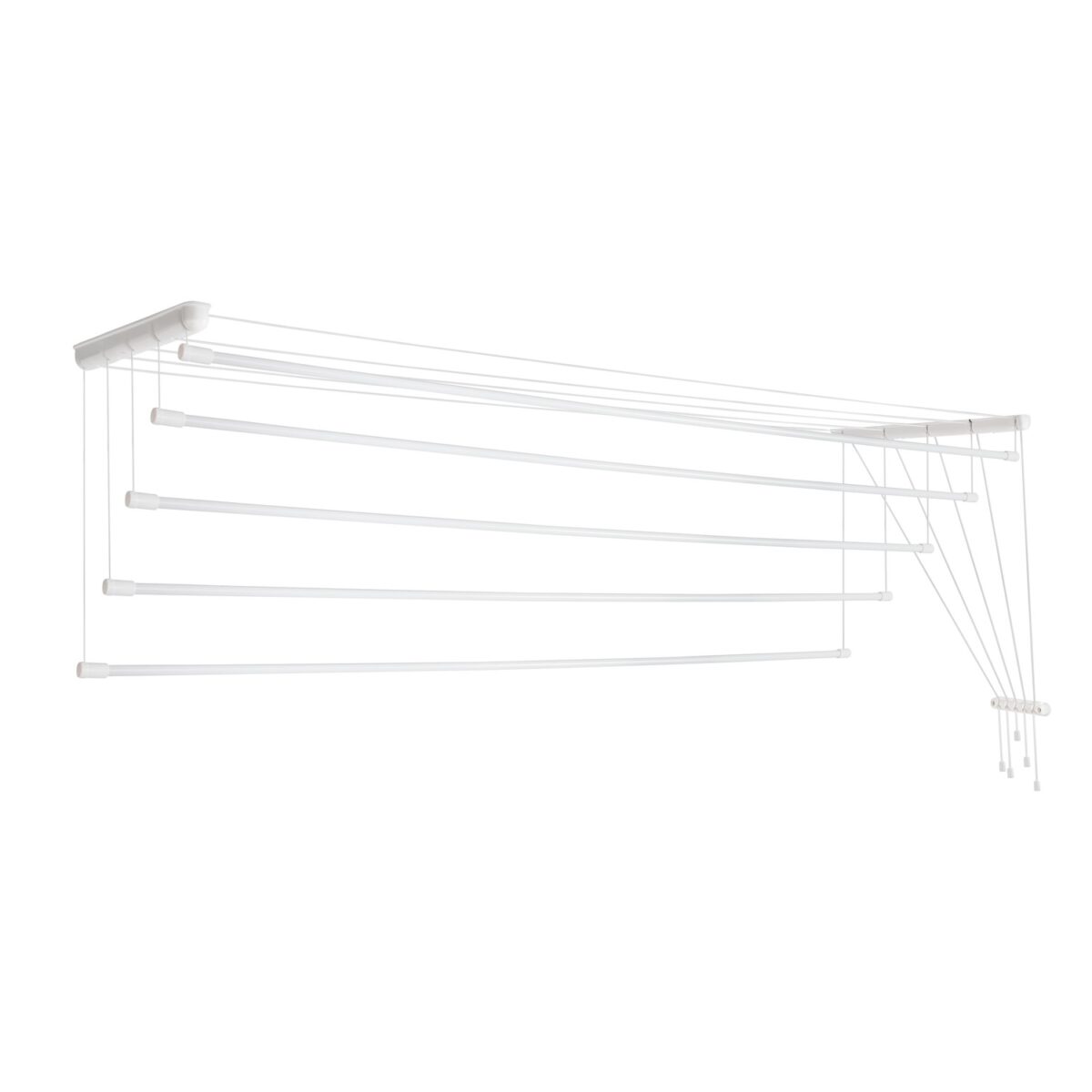 Laundry ceiling dryer with {rod_count} steel rods for space-saving drying - 20