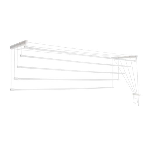 Laundry ceiling dryer with {rod_count} steel rods for space-saving drying - 20