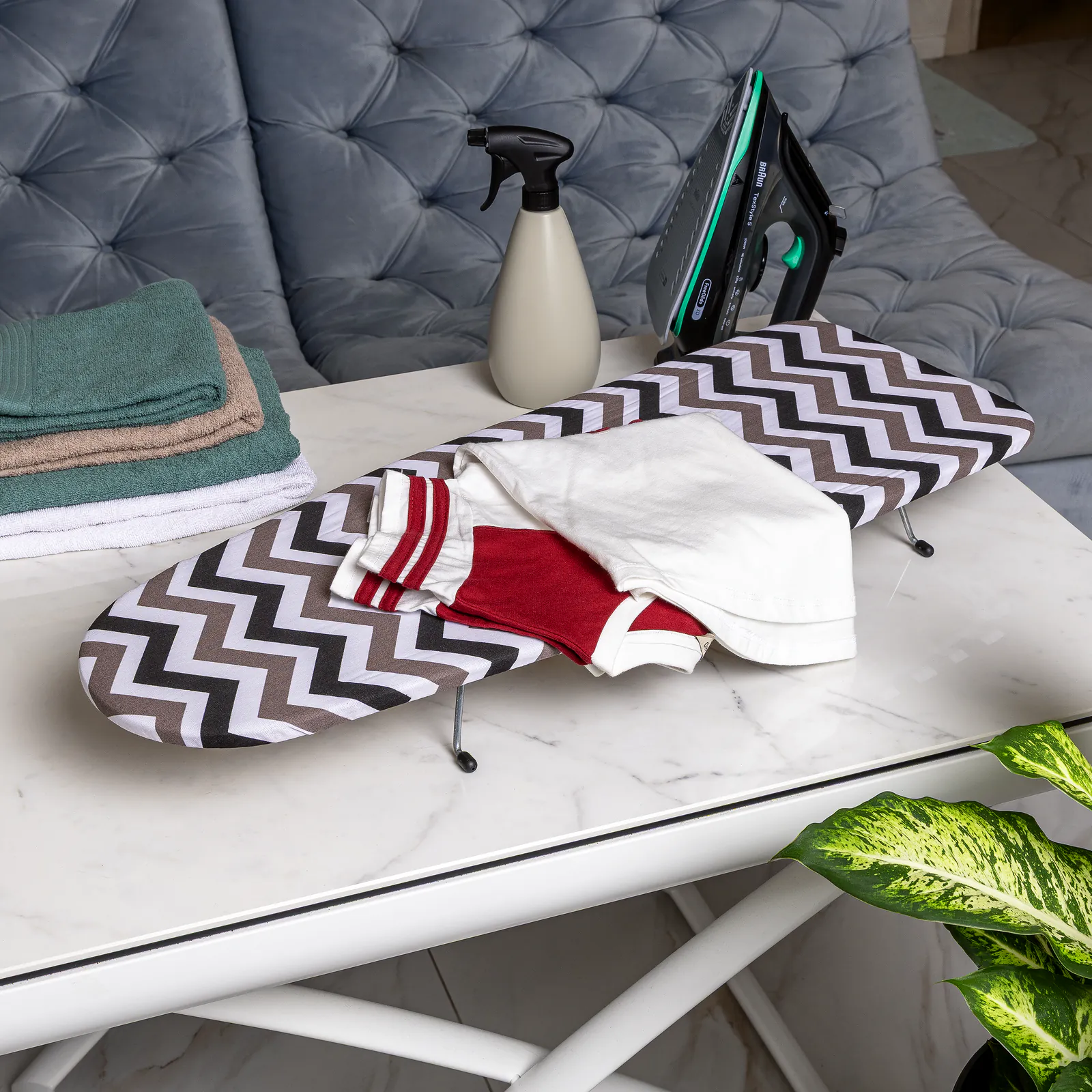 Ironing board Mini 75x27 cm, zigzag - Image 8