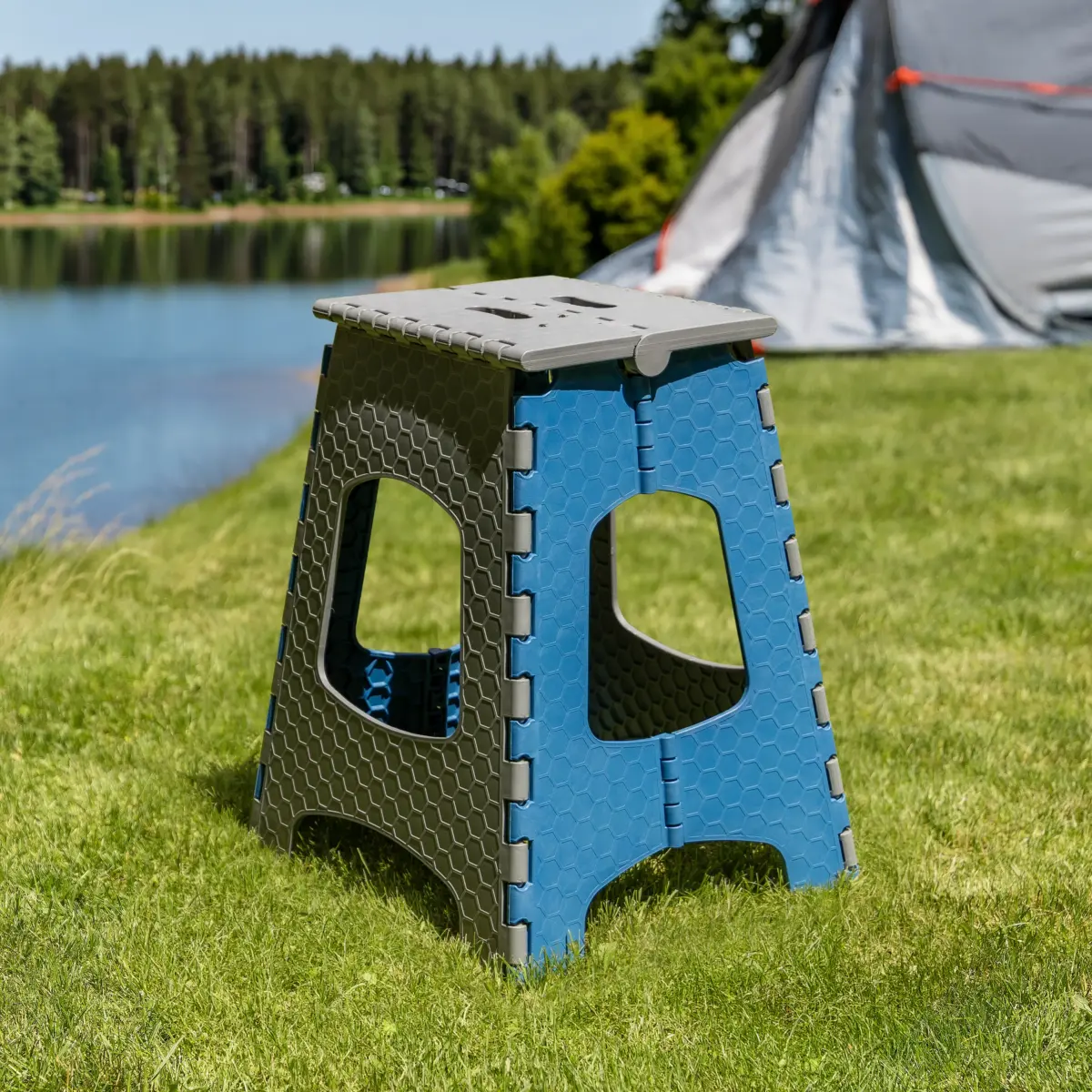Folding Chair 44.75 cm Blue - 2