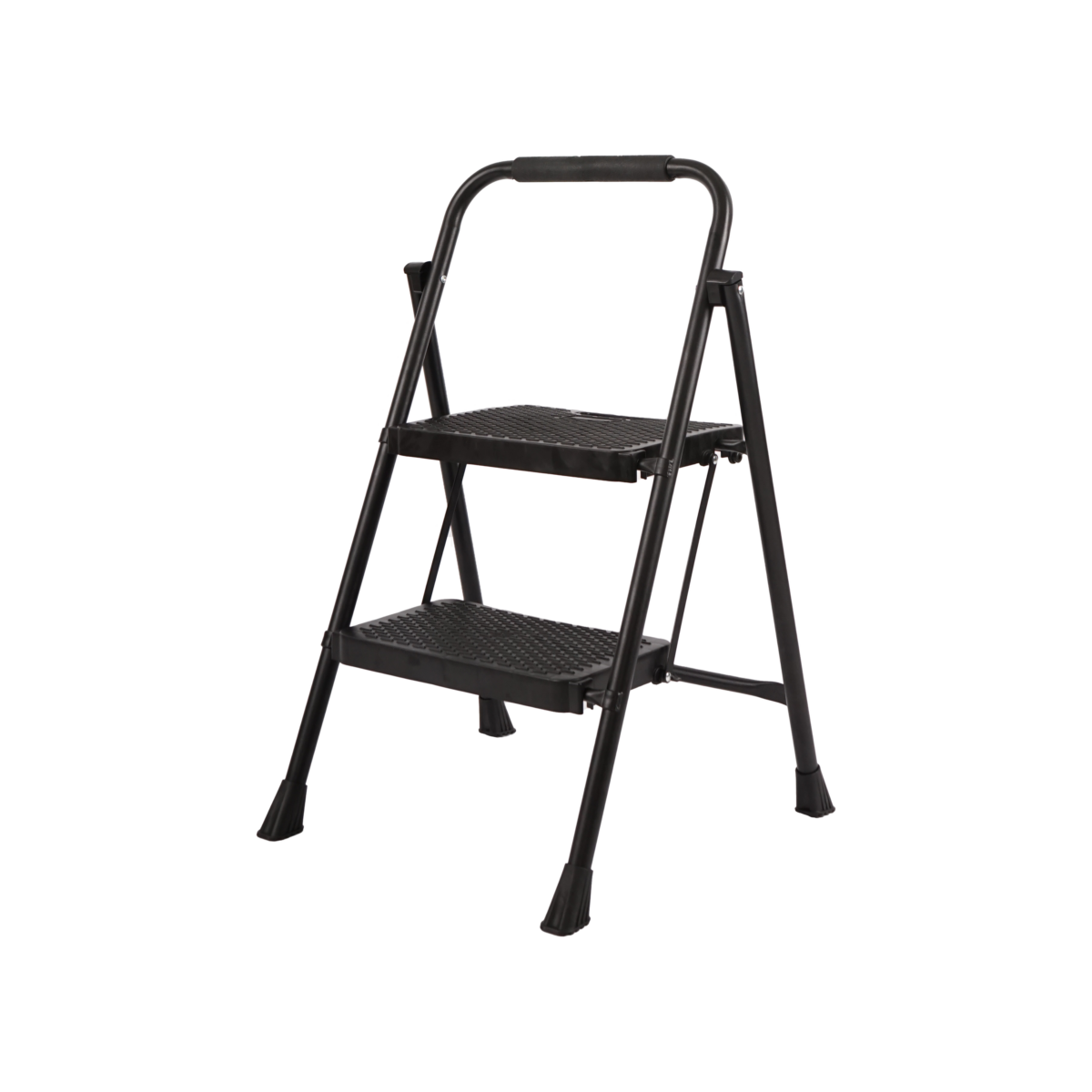 2-Step Folding Ladder with Safe-Lock Design