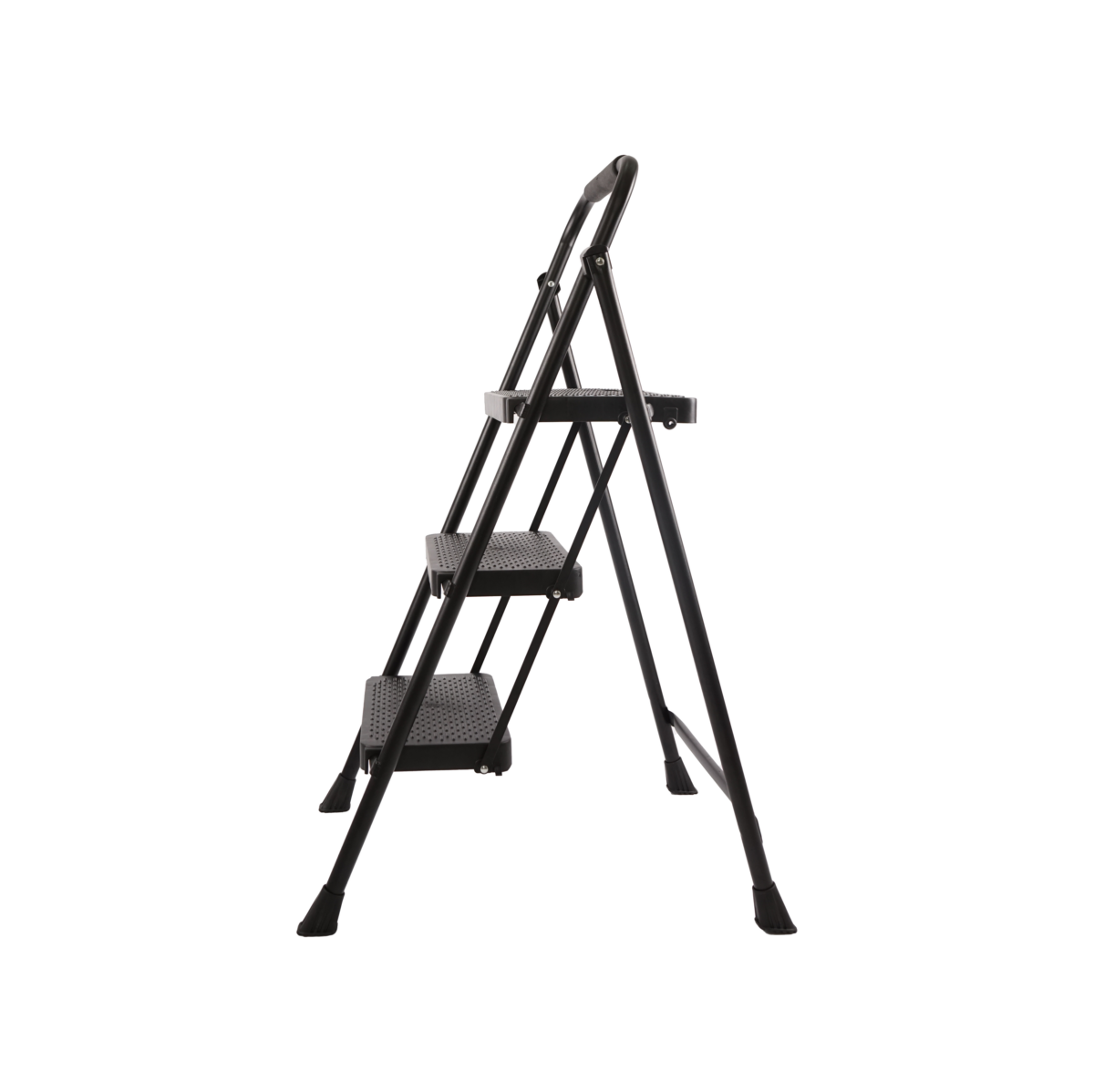 3 Step Steel Ladder - {feature/benefit} - 2