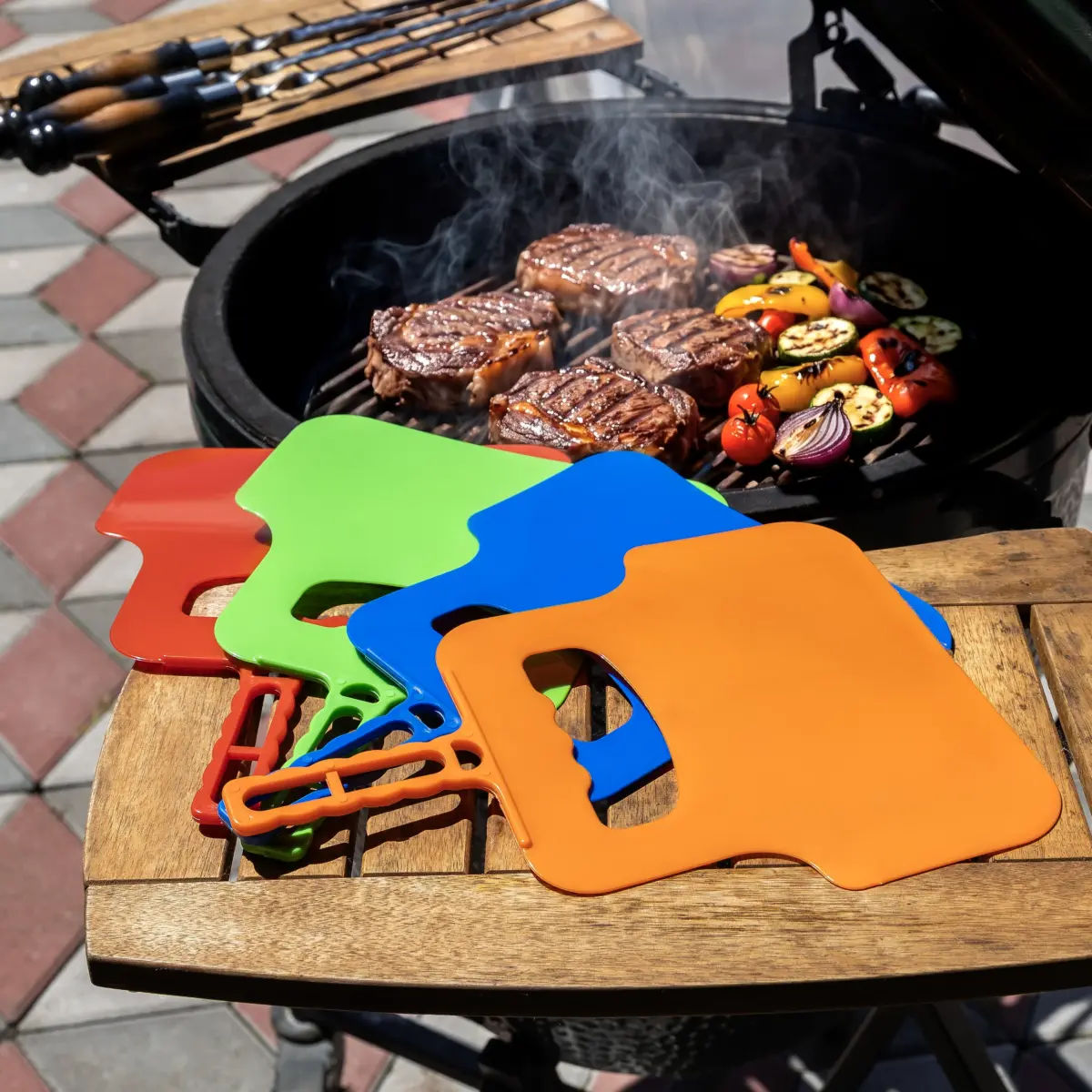 Barbecue fan for fire control and ignition tool, perfect for grilling and outdoor cooking. - 2